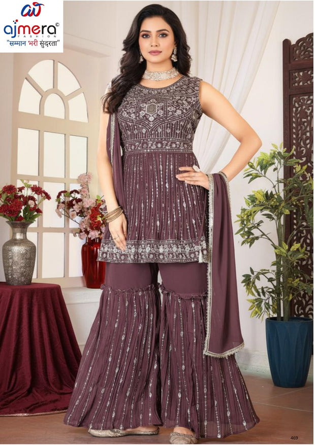 Elegant Georgette Designer Party Wear Gown for Women | KTX-645