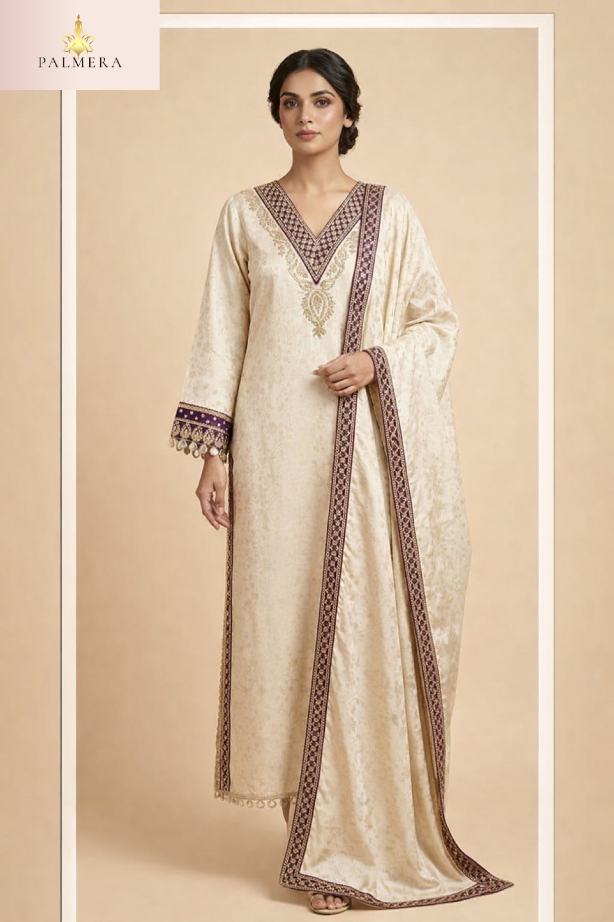 Elegant Designer Palmera Kurti Set for Women | MSA-9161