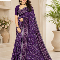 Contemporary Printed Saree with Blouse Piece for Premium Wear  | GPT-MEGHA-2