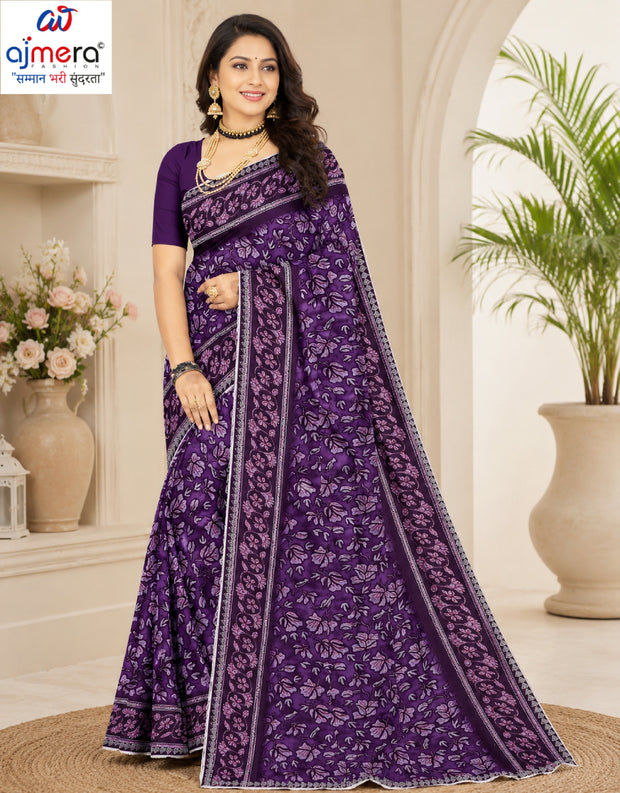 Contemporary Printed Saree with Blouse Piece for Premium Wear  | GPT-MEGHA-2