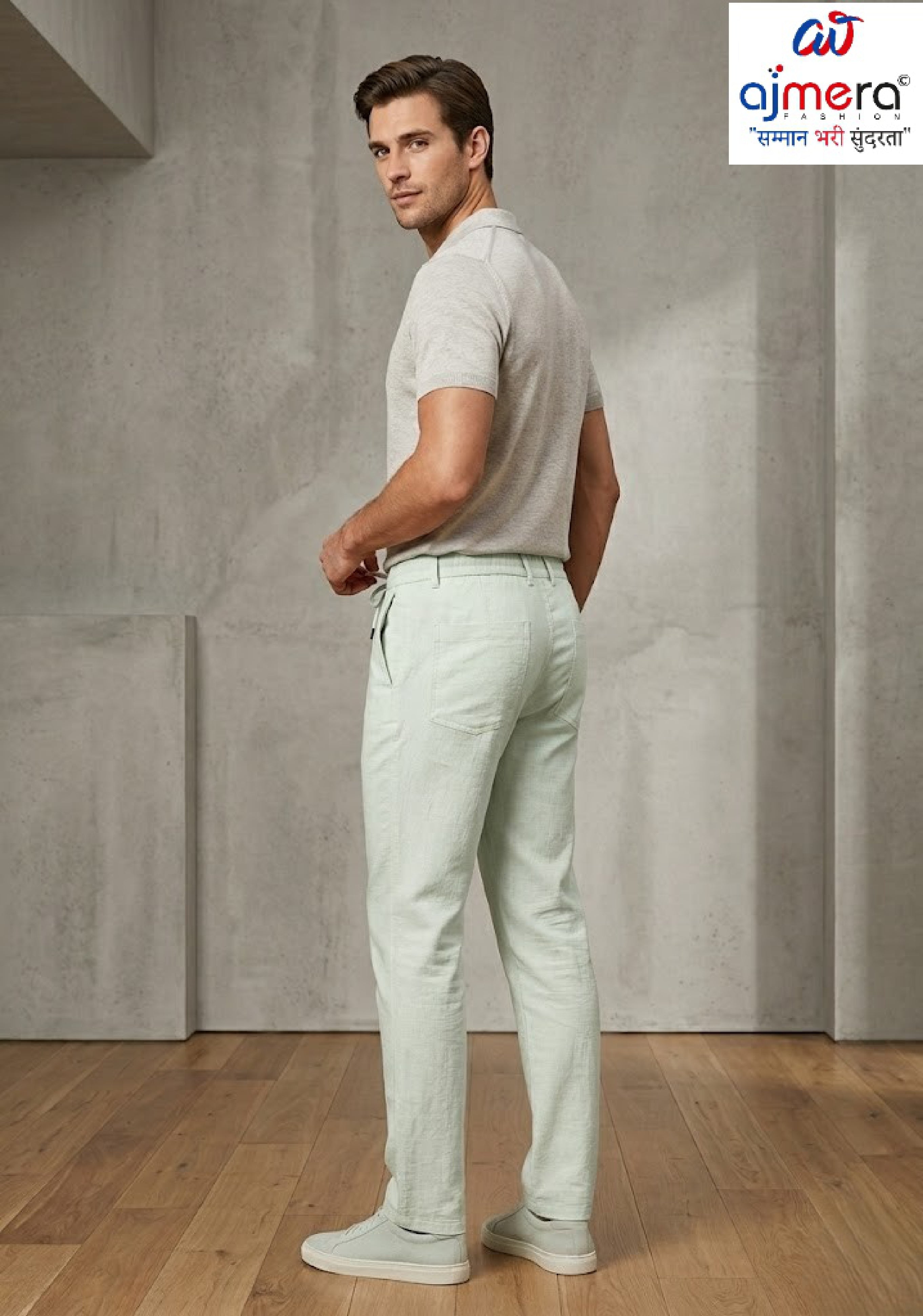 Cotton Trousers Manufacturer India | BET-LILEN PLAIN