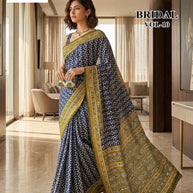 Stylish Printed Saree with Blouse Piece for Traditional Celebrations | RMF-BRIDAL VOL-10