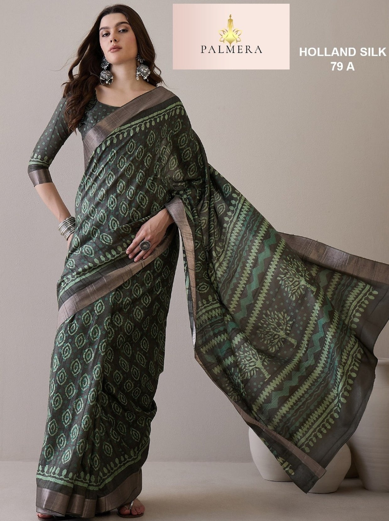 Holland Silk Handloom Silk Saree with Blouse for Premium Ethnic and Traditional Wear | ALL-HOLLAND SILK-79