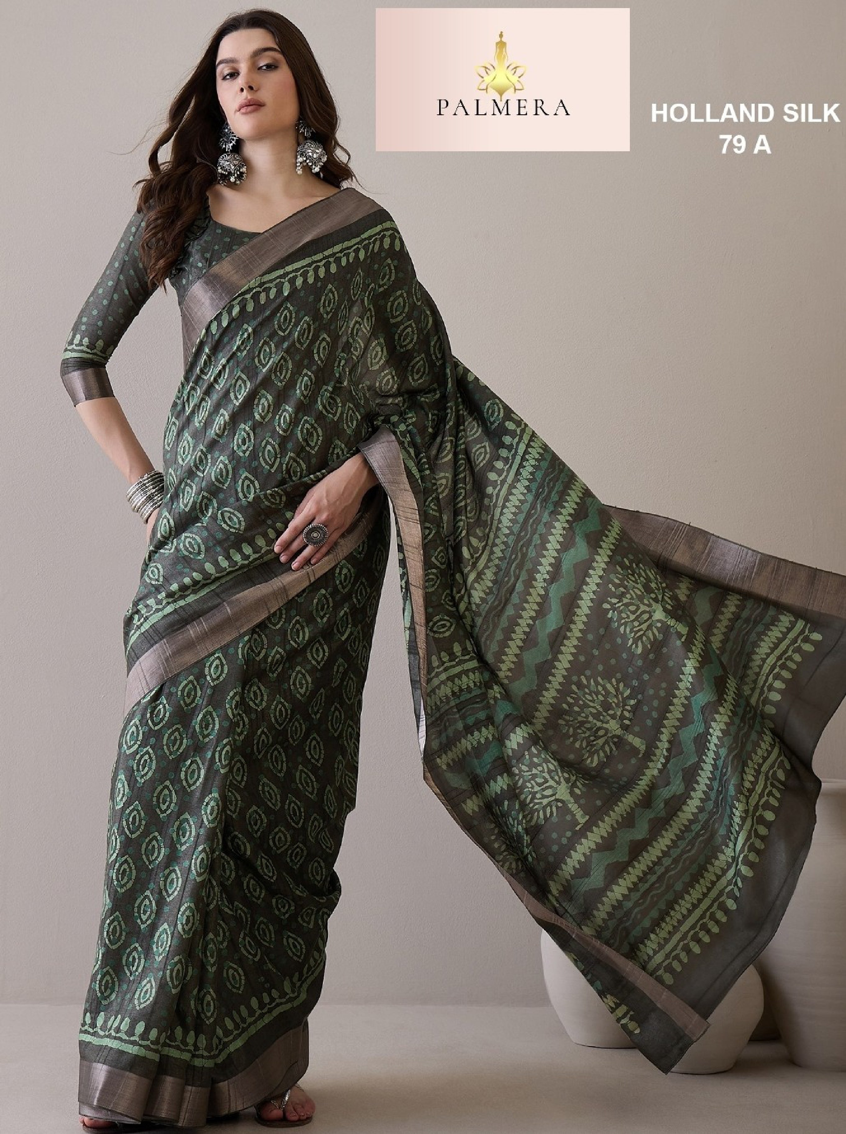 Holland Silk Handloom Silk Saree with Blouse for Premium Ethnic and Traditional Wear | ALL-HOLLAND SILK-79