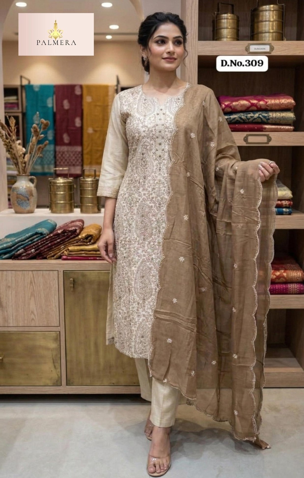 Elegant Designer Palmera Kurti Set for Women | MIK-309