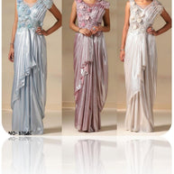 Designer Foil Gown for Women | SDO-5764
