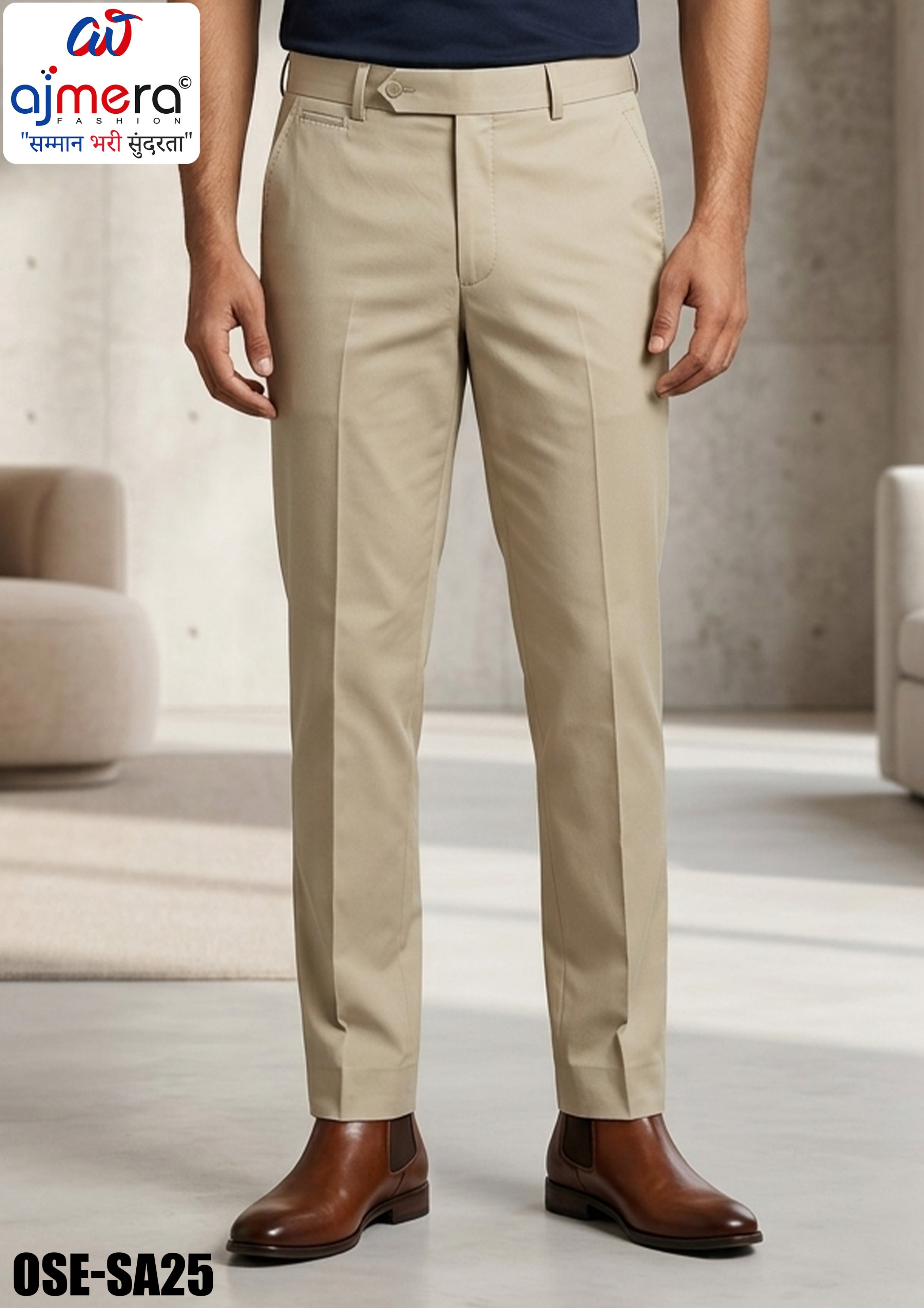 Premium Men's Formal Pant for Office & Business Wear | OSE-SA25