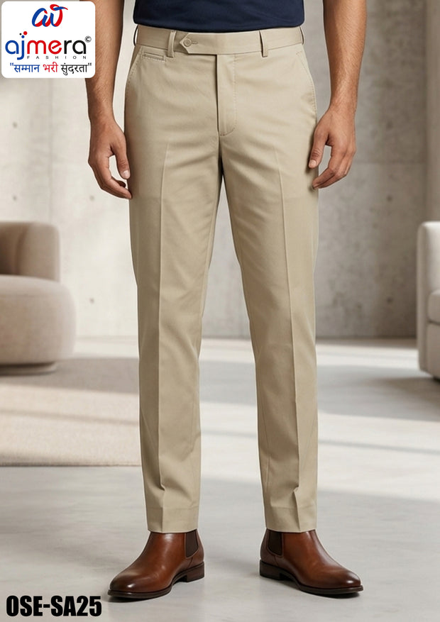 Premium Men's Formal Pant for Office & Business Wear | OSE-SA25