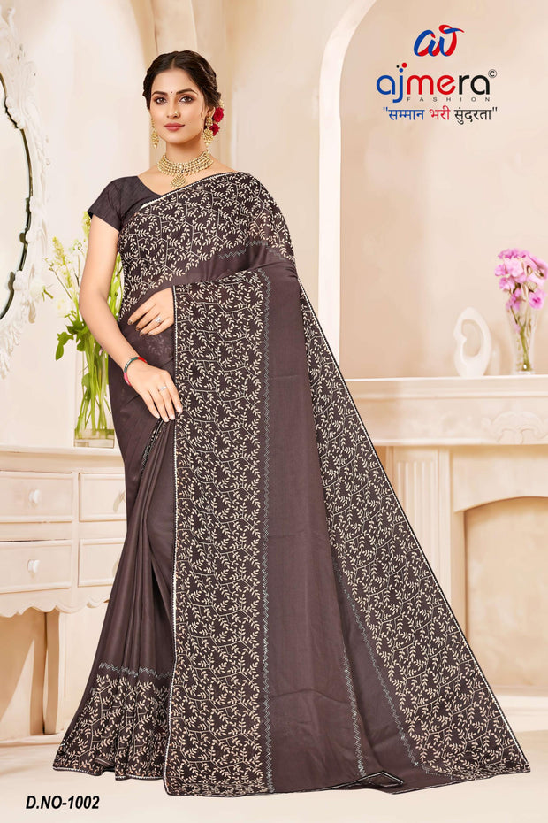 Graceful Printed Saree with Blouse Piece for Modern Ethnic Fashion | SNR-ROLLER-2