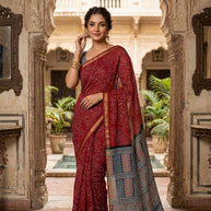 Designer Printed Saree with Blouse Piece for Special Occasions  | RMF-BRIDAL VOL-5