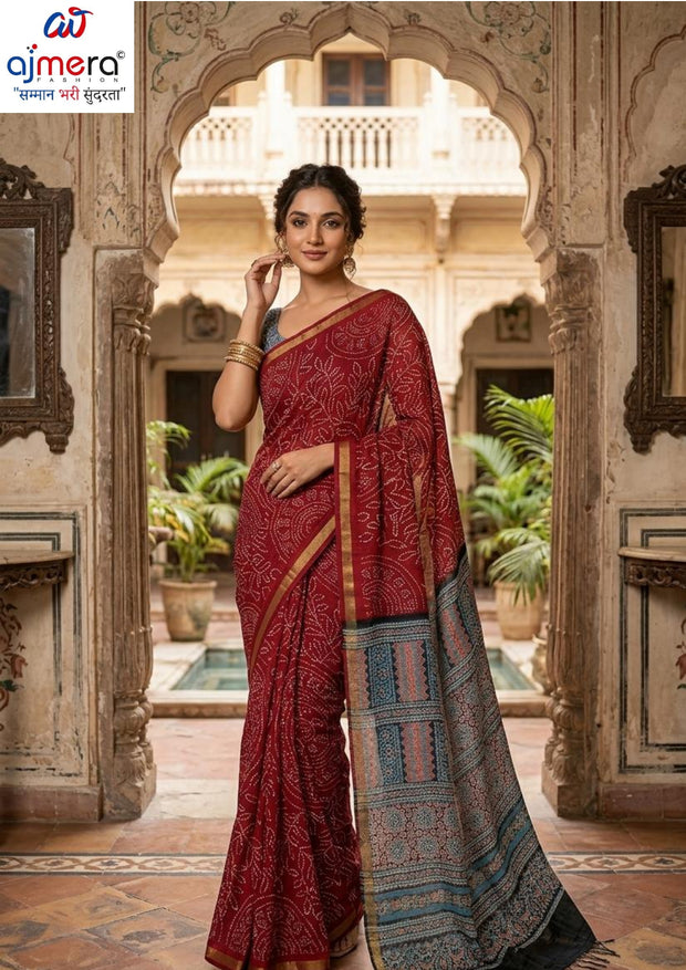Designer Printed Saree with Blouse Piece for Special Occasions  | RMF-BRIDAL VOL-5