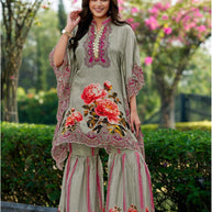 Elegant Designer Palmera Kurti Set for Women | MSA-17011