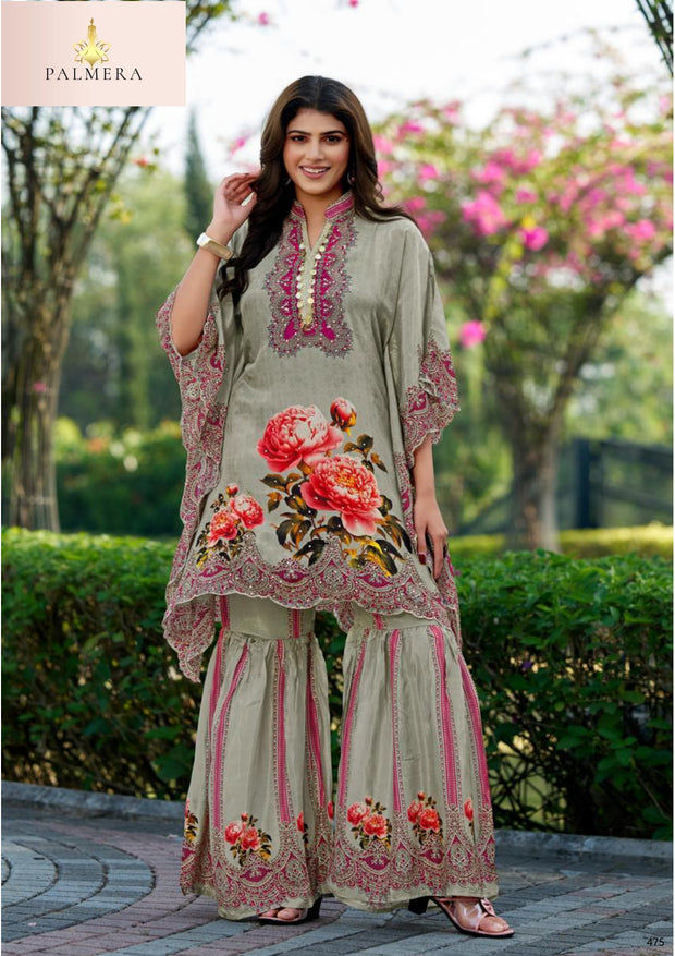 Elegant Designer Palmera Kurti Set for Women | MSA-17011