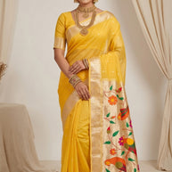 Celebration Rapier Silk Matching Saree With Blouse Piece | DKS-SAFALI