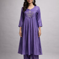 Elegant Designer Palmera Kurti Set for Women | MIK-279B-1