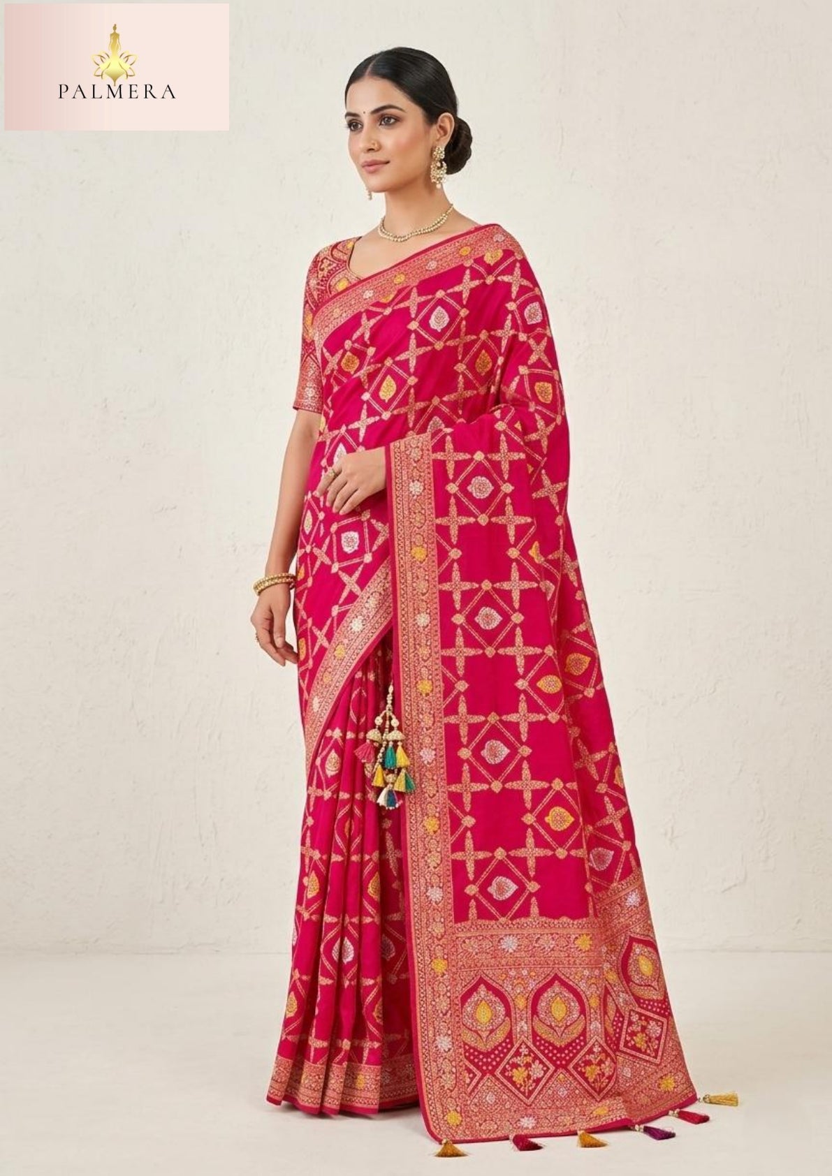 Bangal Era Viscose Saree with Blouse for Premium Ethnic and Designer Wear | ALL-BANGAL ERA-126