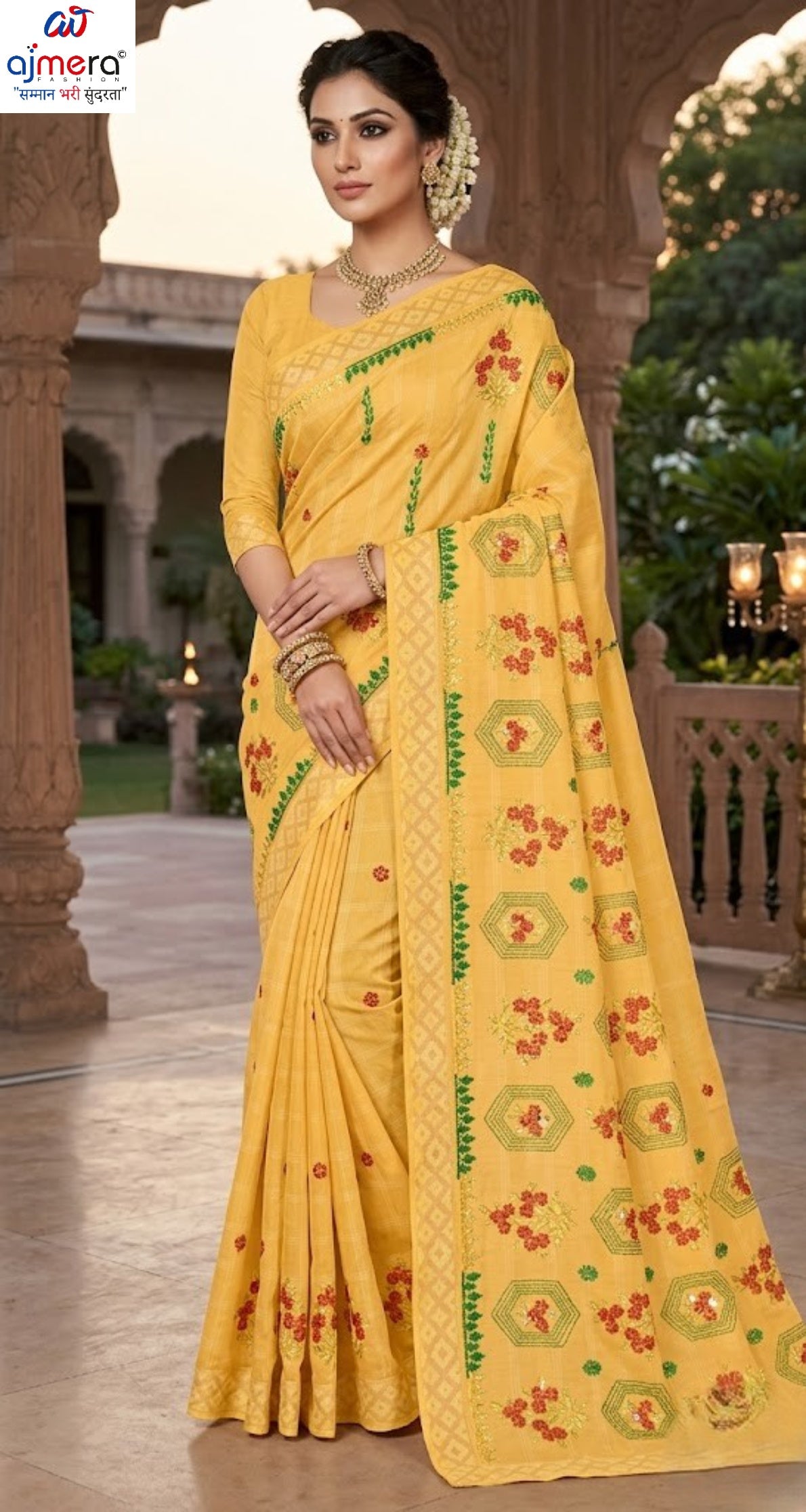 Fancy Cotton Saree with Without Blouse for Premium Ethnic and Traditional Wear | PJA-CHAM CHAM