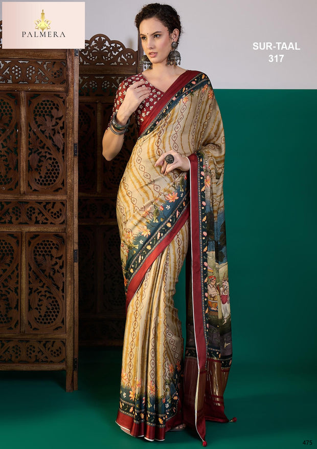 Palmera Saree Manufacturer and Palmera Saree Supplier | ALL-SURTAAL-317