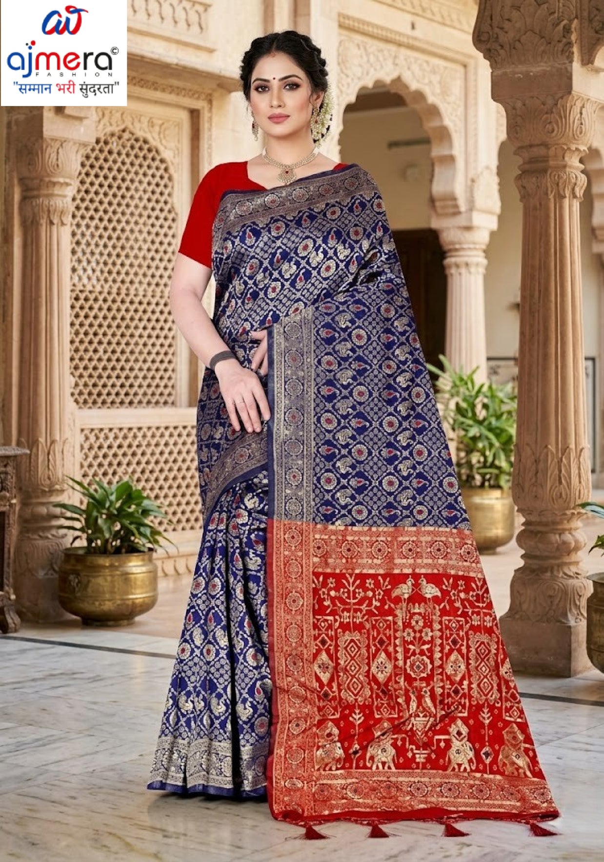 Crafted Rapier Silk Matching Saree With Blouse Piece | TUL-KALASH SILK VOL-04