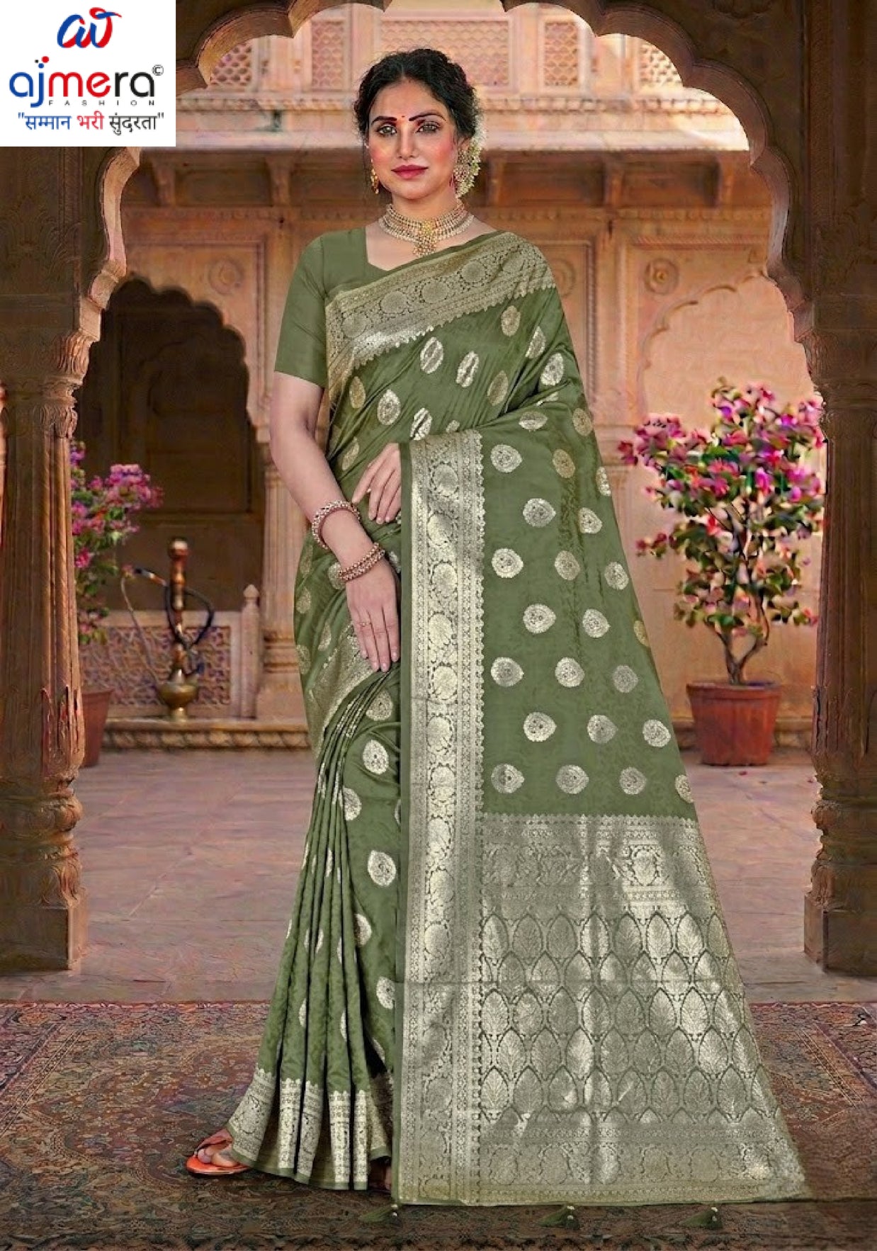 Refined Elegance Jacquard Silk Saree With Blouse Piece | TUL-MATWALI DHUN SILK