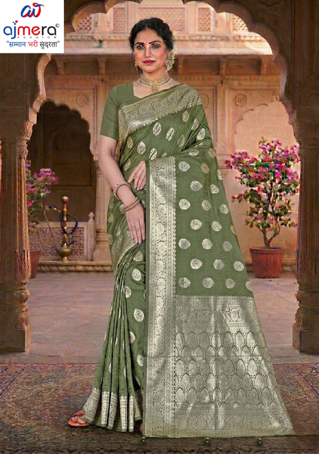Refined Elegance Jacquard Silk Saree With Blouse Piece | TUL-MATWALI DHUN SILK