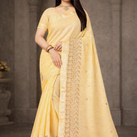 Classic Craft Jacquard Silk Saree With Blouse Piece | MTE-25351