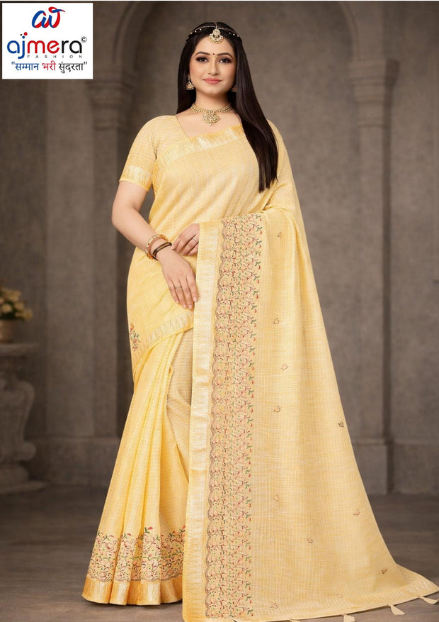 Classic Craft Jacquard Silk Saree With Blouse Piece | MTE-25351