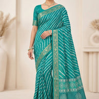 Digital Print Silk Saree with Blouse Piece for Premium Ethnic and Traditional Wear | STG-DHANSIRI