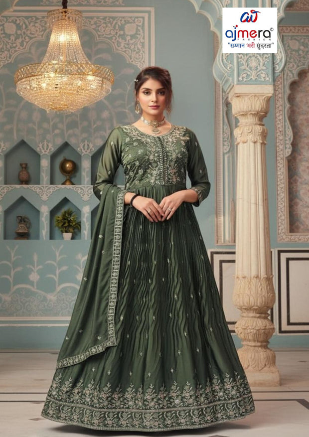 Wholesale Gown Manufacturer Designer Georgette Gown for Women | SHP-6133