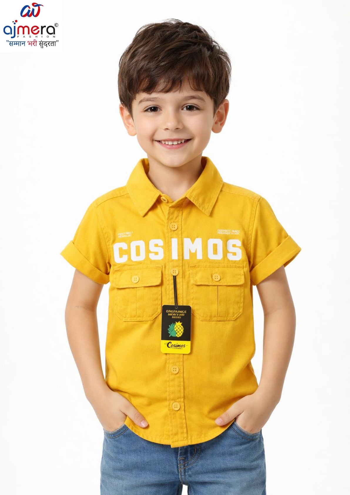 Wholesale Boys Jaam Cotton Shirt Collection | VNA-N266