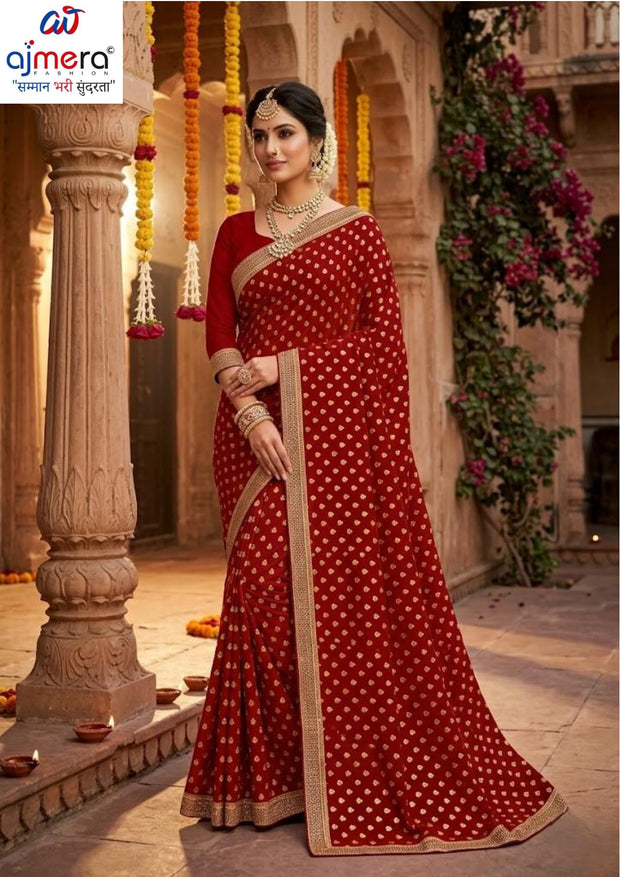 Lycra Dyed Matching Saree Collection without Blouse for Premium Ethnic and Traditional Wear | JP-SAAWARIYA
