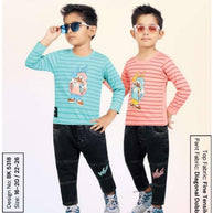 Kids T-Shirt & Pant Set Wholesale in India | TBA-5318-1