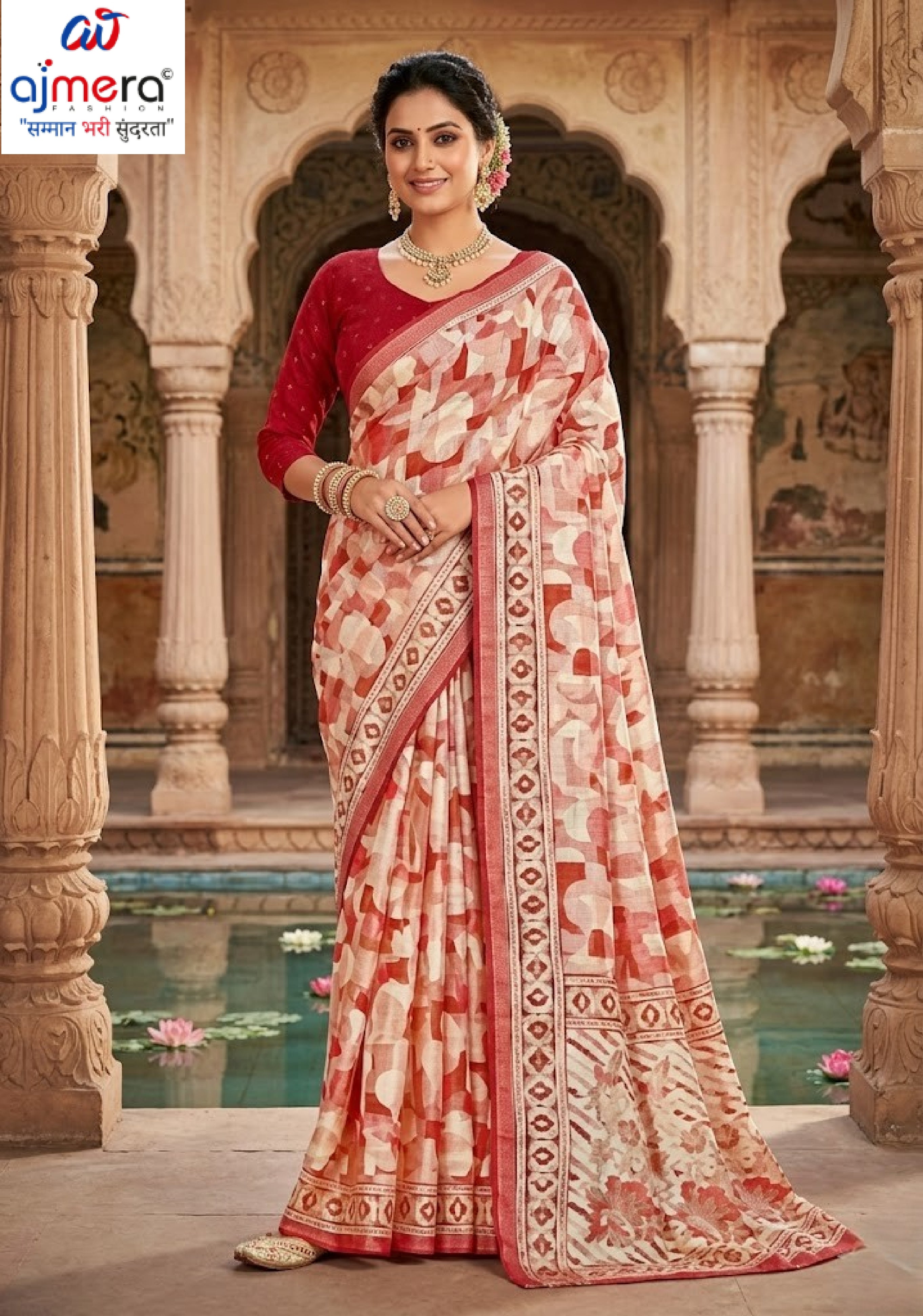 Beautiful Printed Saree with Blouse Piece for Cultural Celebrations  | RDD-EMERALD VOL-02