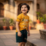 Kids T-Shirt & Pant Set Wholesale in Surat | SVN-R06