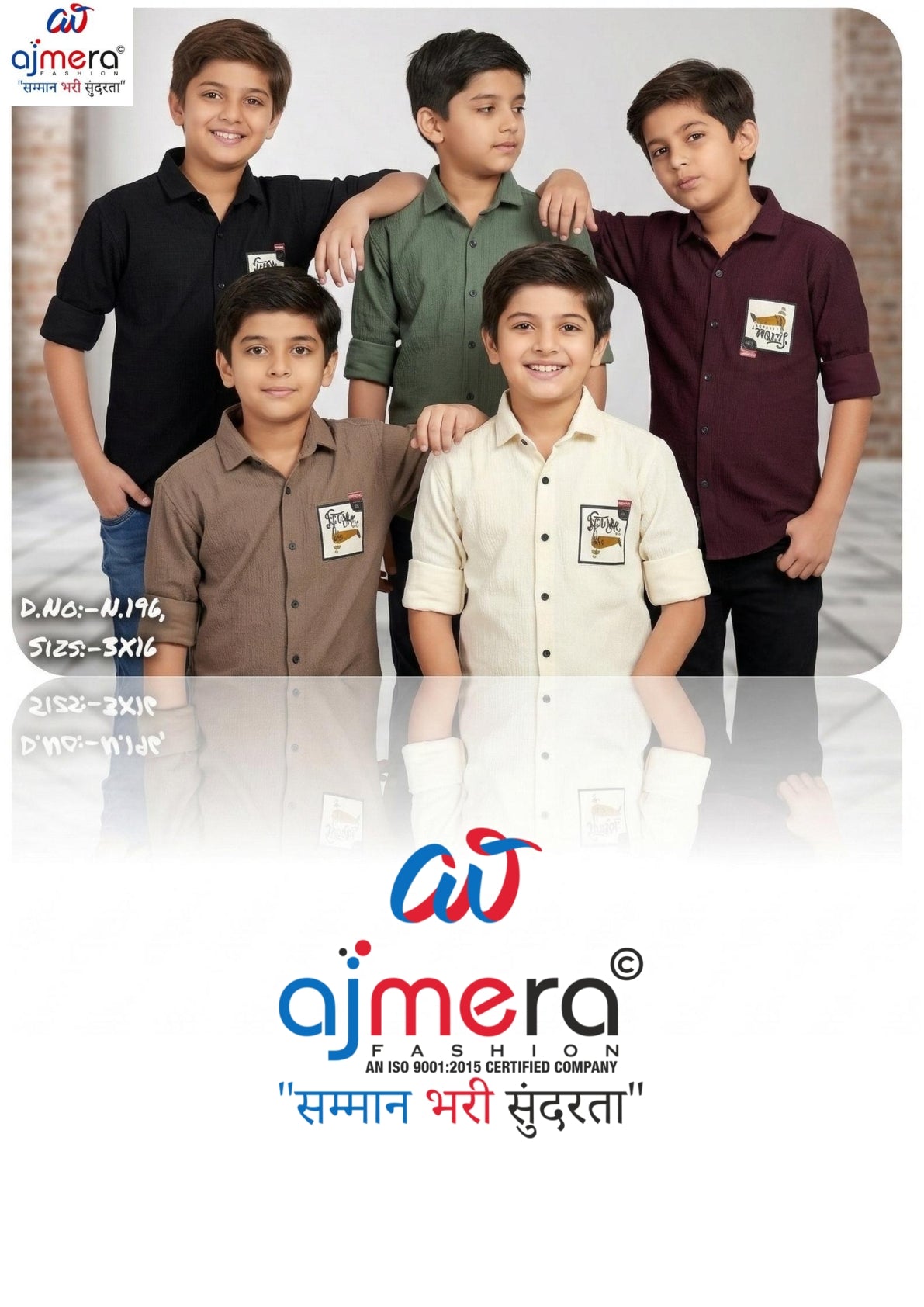 Wholesale Boys Knitted Shirt Collection | VNA-N196