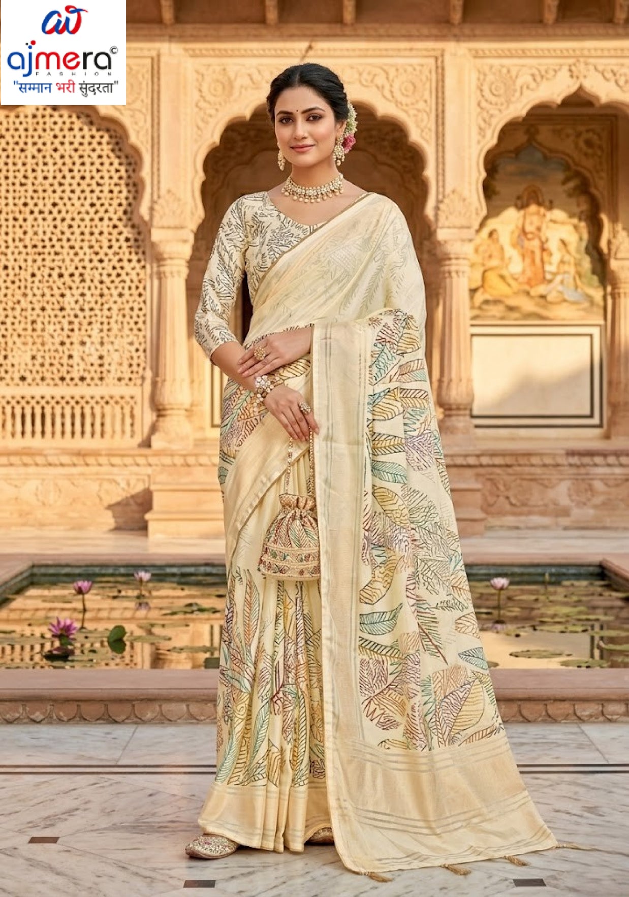 Chic Printed Saree with Blouse Piece for Sophisticated Ethnic Style  | RDD-PRACHI VOL-03