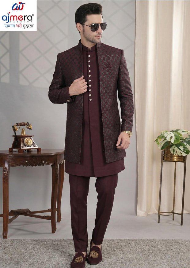 Premium Men's Indo Western for Wedding & Party Wear | SNA-MIN11625