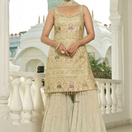 Designer Chinon Gown for Women | JNX-KIMAYA