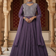 Elegant Rangoli Designer Party Wear Gown for Women | SHP-NIKISHITA-09