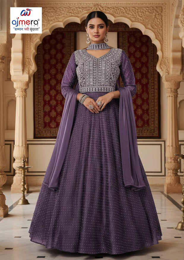 Elegant Rangoli Designer Party Wear Gown for Women | SHP-NIKISHITA-09