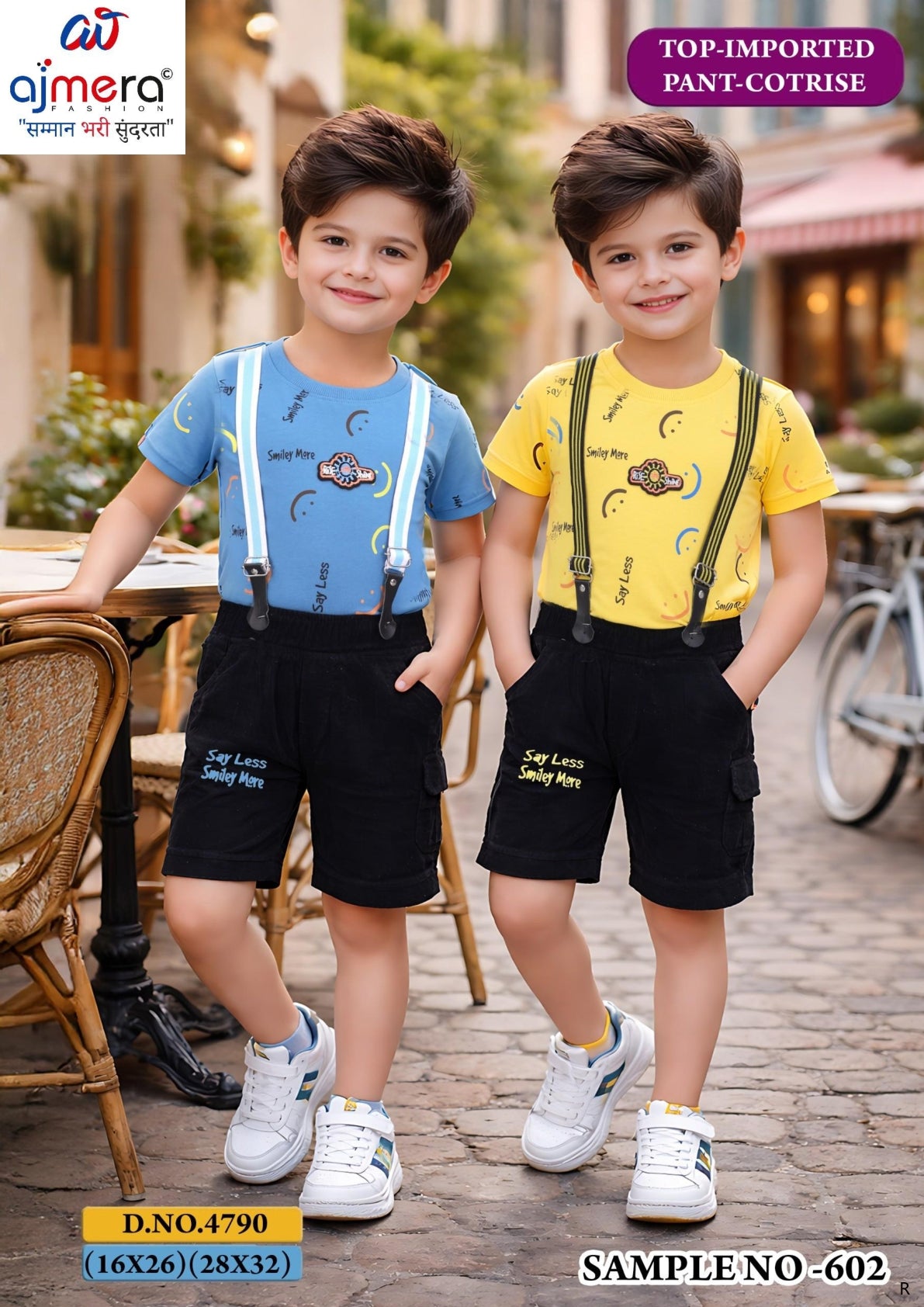 Kids H-Shirt & H-Pant Set Wholesale in India | SAP-4790