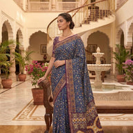 Trendy Printed Saree with Blouse Piece for Women’s Ethnic Wardrobe  | RMF-BRIDAL VOL-7