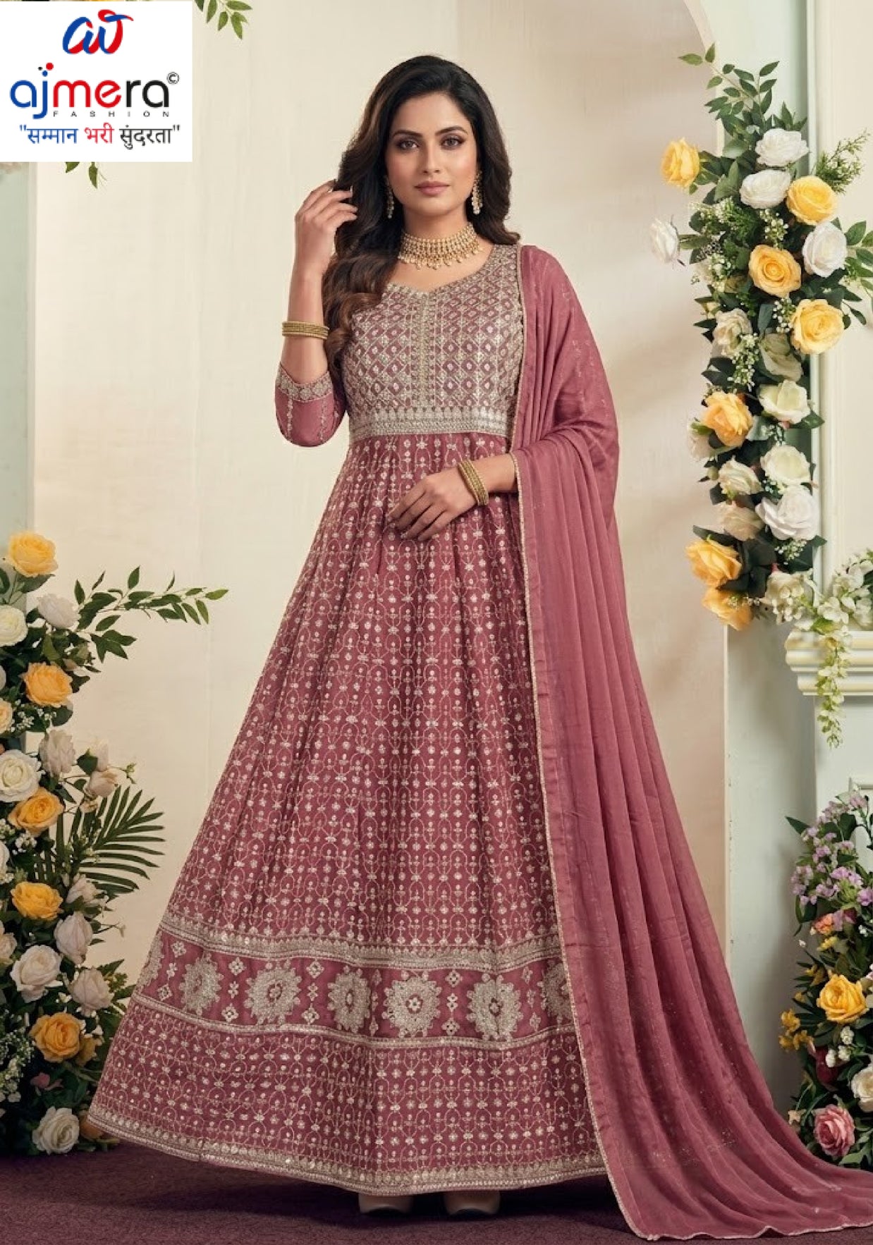 Designer Georgette Gown for Women | KTX-4792-XL