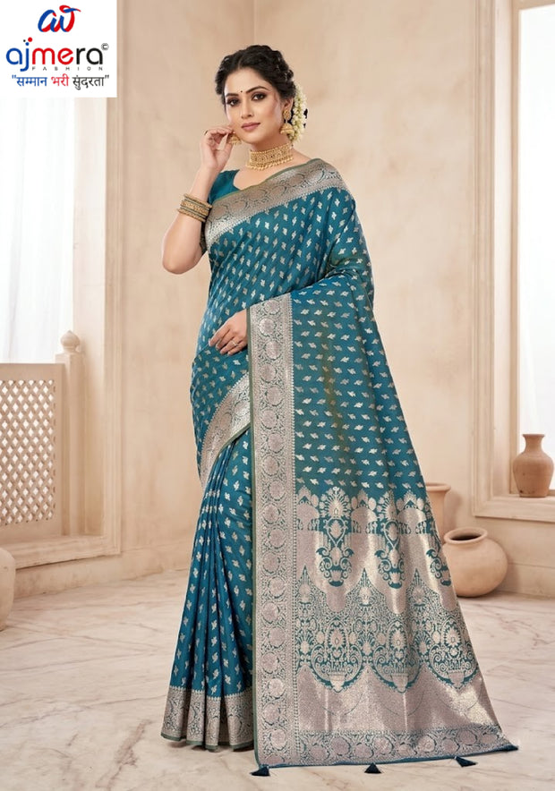 Luxury Jacquard Silk Saree with Blouse Piece for Wedding & Party Wear | TUL-MALBARI SILK VOL-41