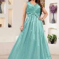 Elegant Designer Jimichu Party Wear Gown for Women | PSN-MANNAT-05