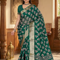 Contemporary Printed Saree with Blouse Piece for Premium Wear | VER-NAZAKAT-42546