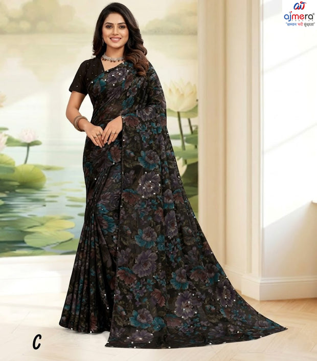 Stylish Printed Saree with Blouse Piece for Traditional Celebrations  | RDD-KAAMYA VOL-03