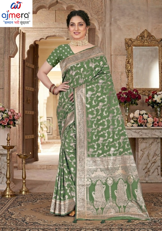 Designer Elegance Jacquard Silk Saree With Blouse Piece | TUL-MATWALI MAYA SILK