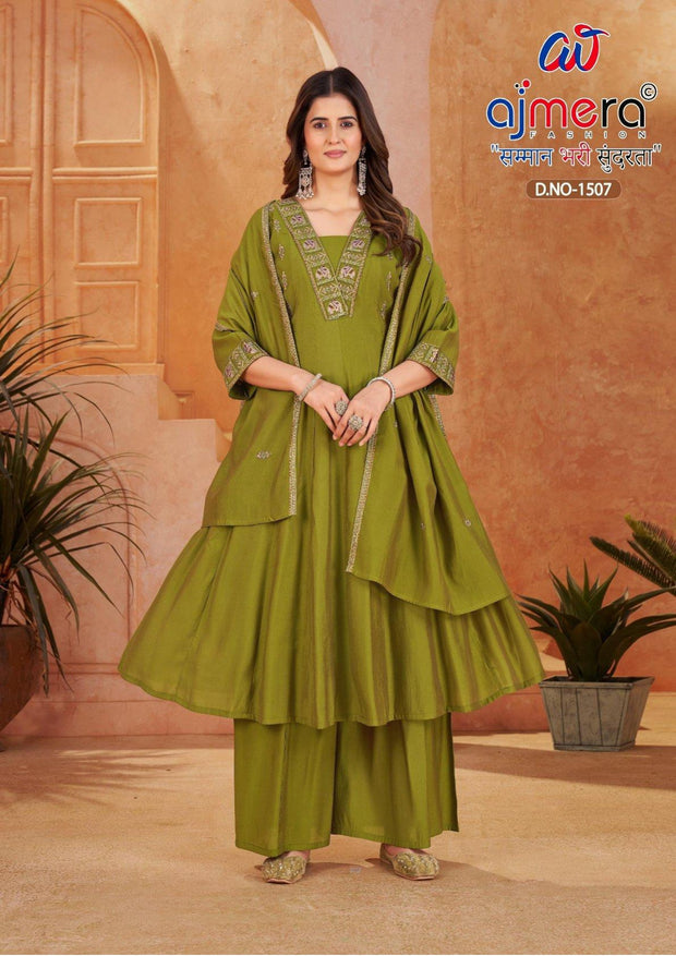 Designer Heritage Kurti Set for Women | JMH-1507