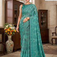 Premium Printed Saree with Matching Blouse Piece for Ethnic Elegance  | RDD-LANDMARK